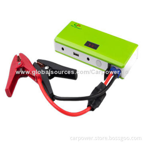 Portable jump starter, jump start 12V vehicle, 12,000mAh, fit for mobile, laptop, 5V/1A USB DC